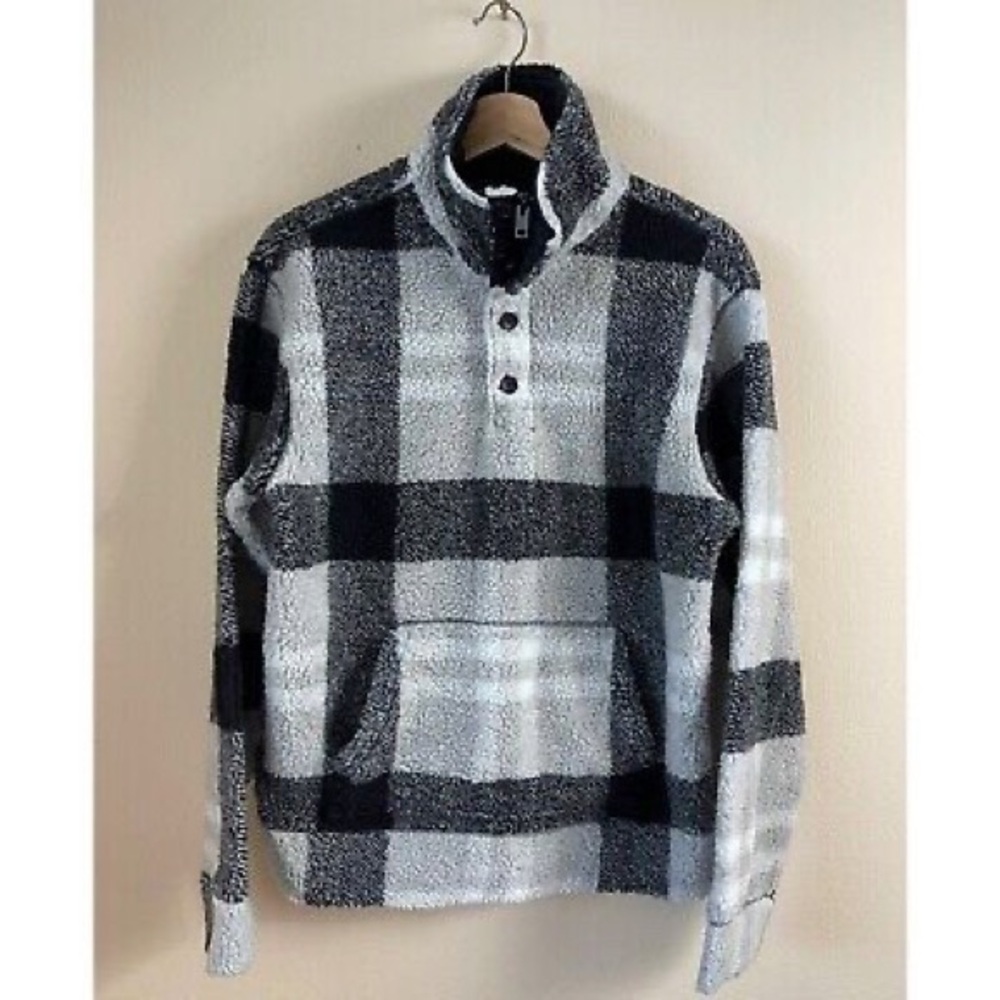Men’s Express Plaid Sherpa